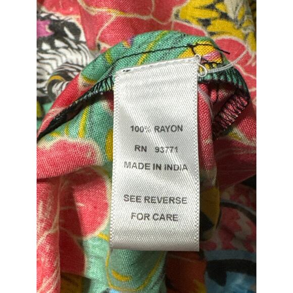 NWT Juniper + Lime XL Pull On Shorts, Color Florida Keys, Pockets & Tie Front - Picture 4 of 4